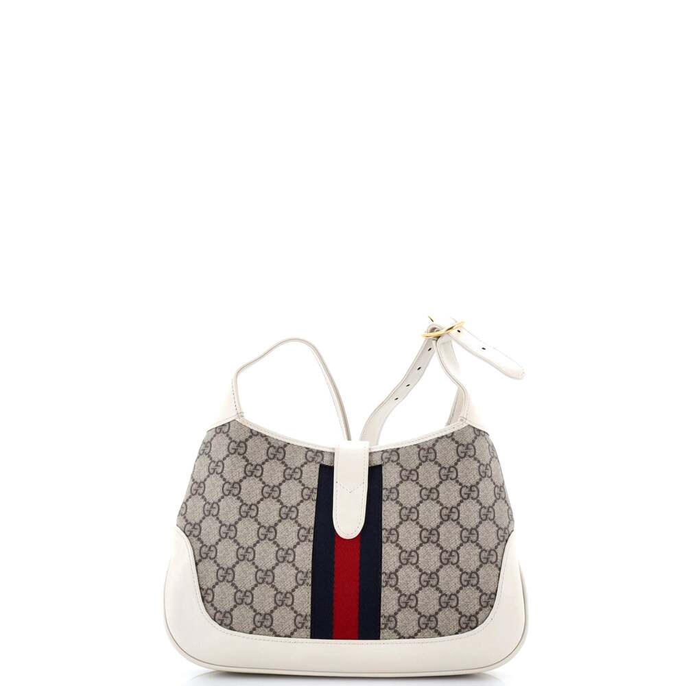 Gucci Jackie Hobo Gg Coated Canvas #237923G17B - Picture 3 of 7